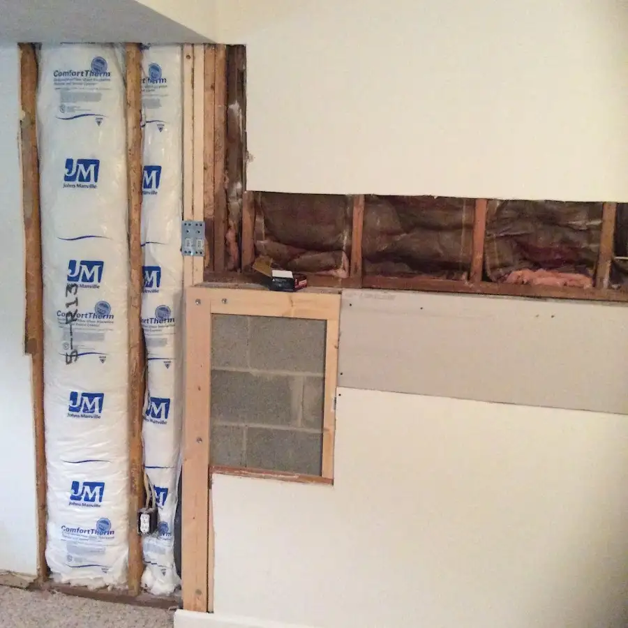 Wall insulation replacement during Odor Removal & Deodorization in Channahon
